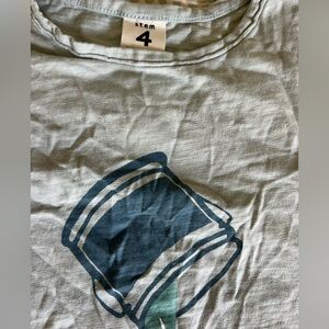 Stem Blue and Gray Graphic Tee